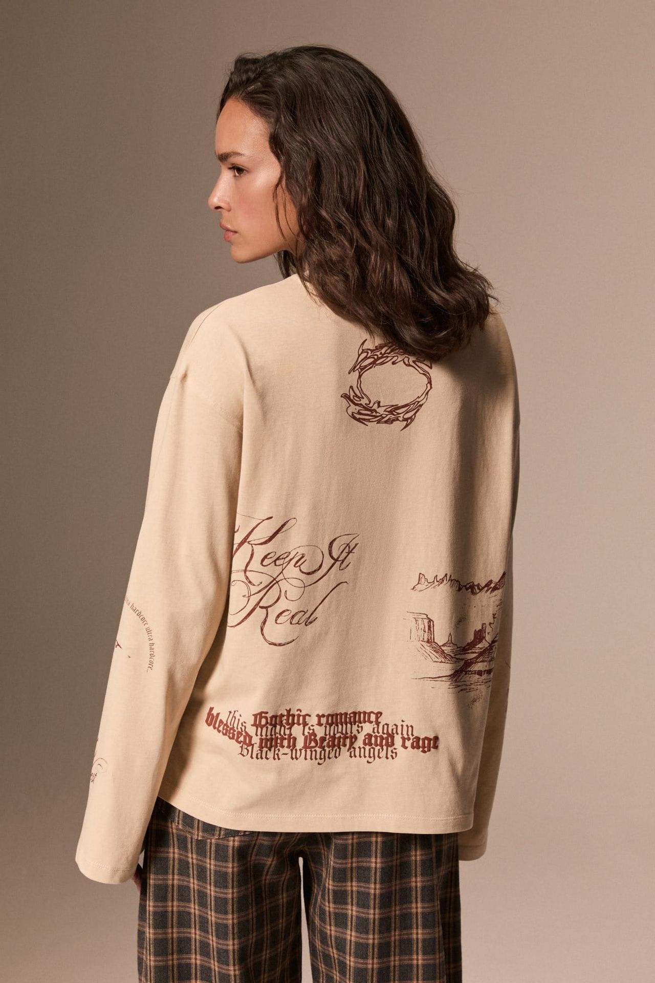 GRIMELANGE Relaxed Fit Crew Neck T-Shirt 2