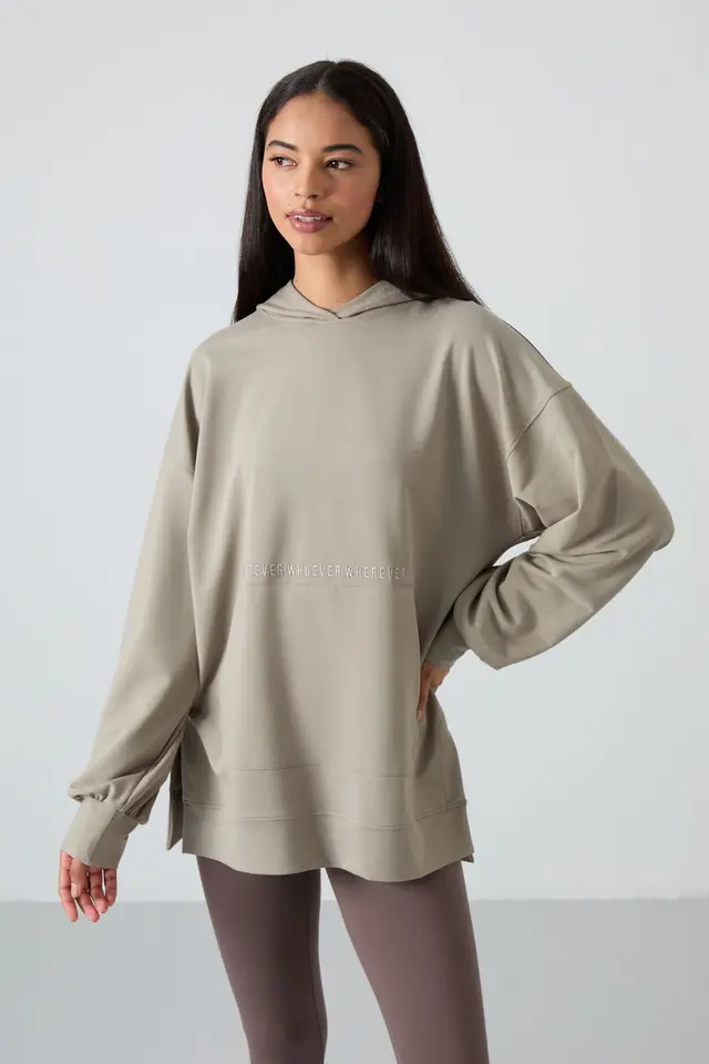 TOMMY Oversized Printed Hooded Sweatshirt