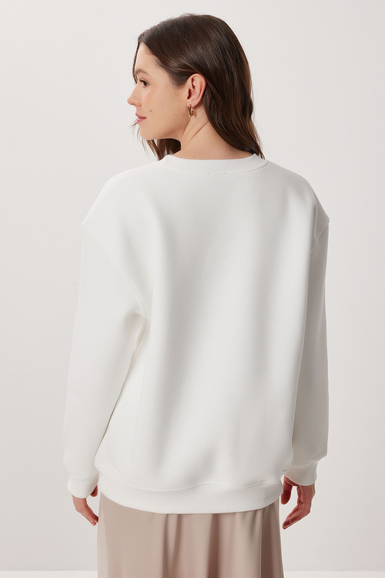 ISTANBUL Crew Neck Long Sleeve Knitted Sweatshirt 4