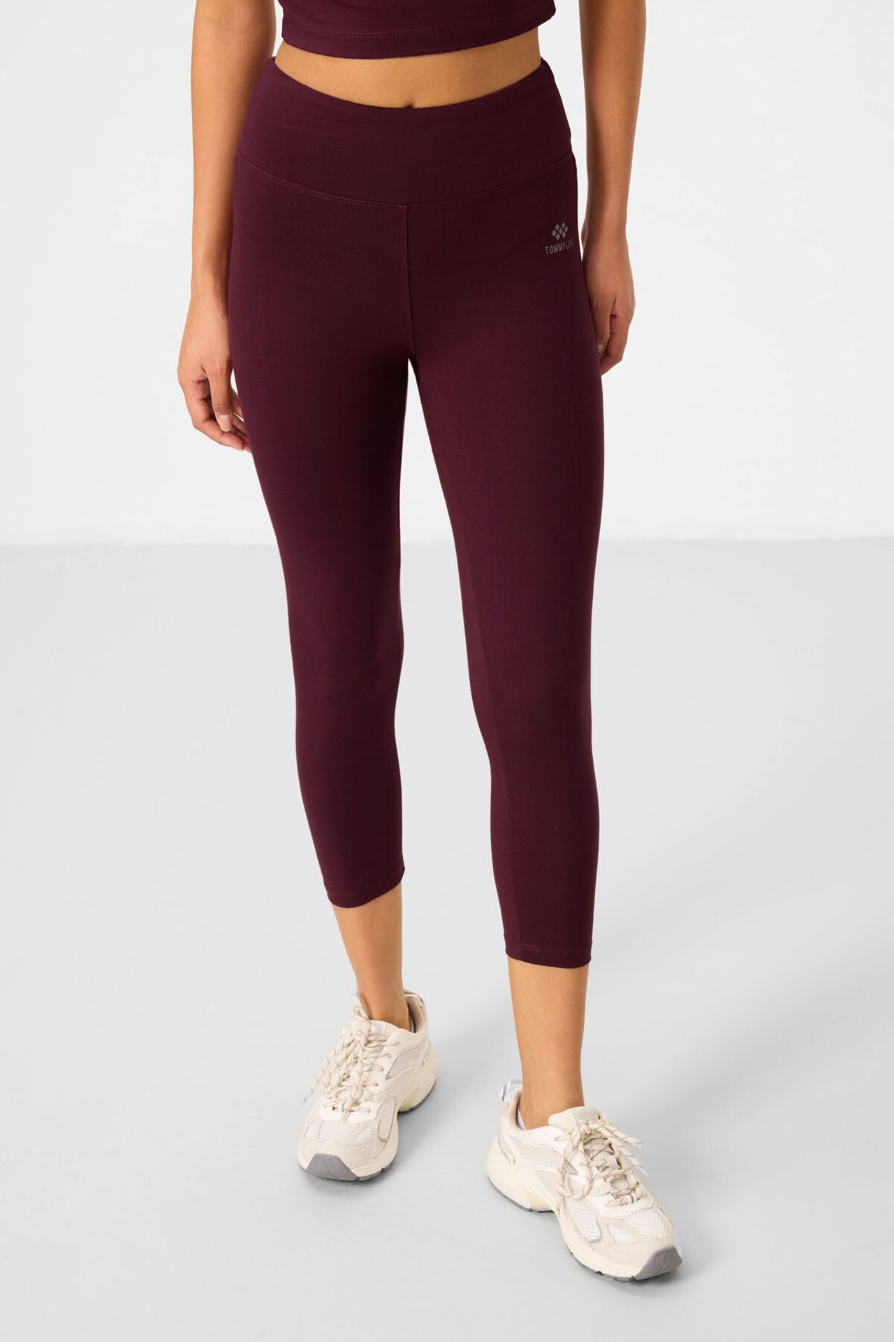 TOMMY Cotton Elastane Capri T-Shirt and Leggings Set 5