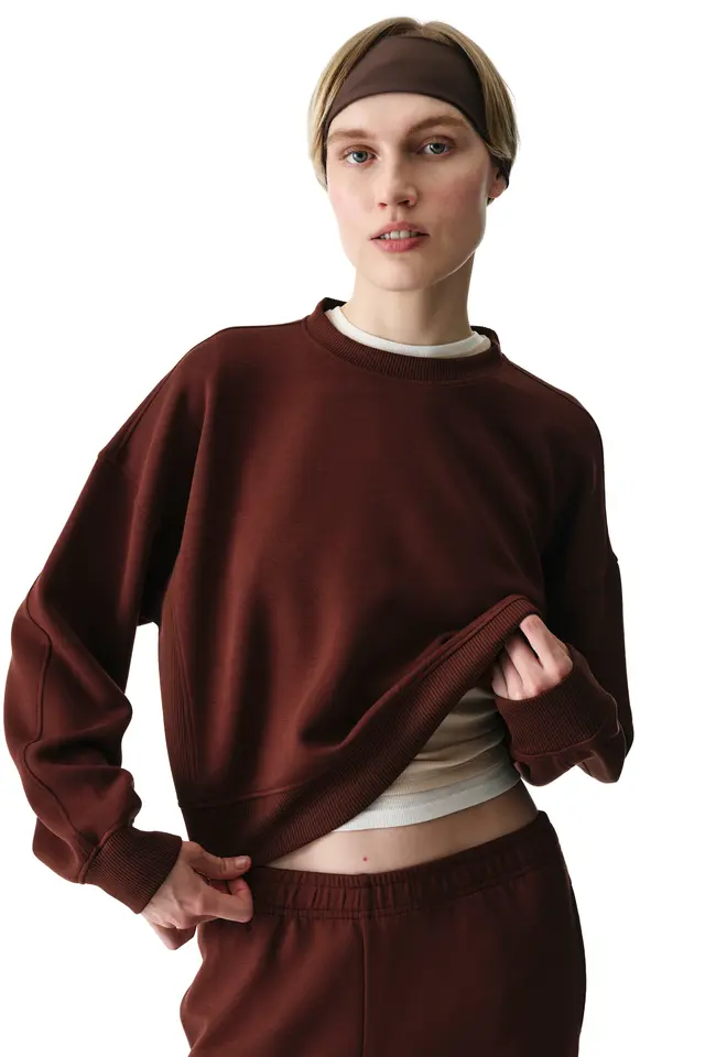 PENTI Women's SILKY SWEATSHIRT SILKY TOUCH
