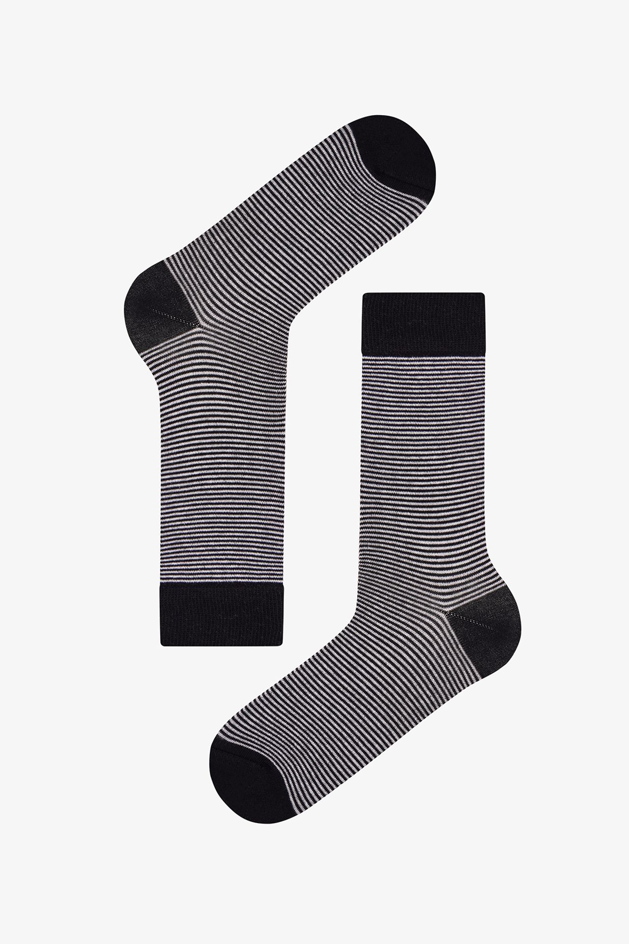PENTI Men's Forest Neutral Striped 2-Pack Crew Socks 3