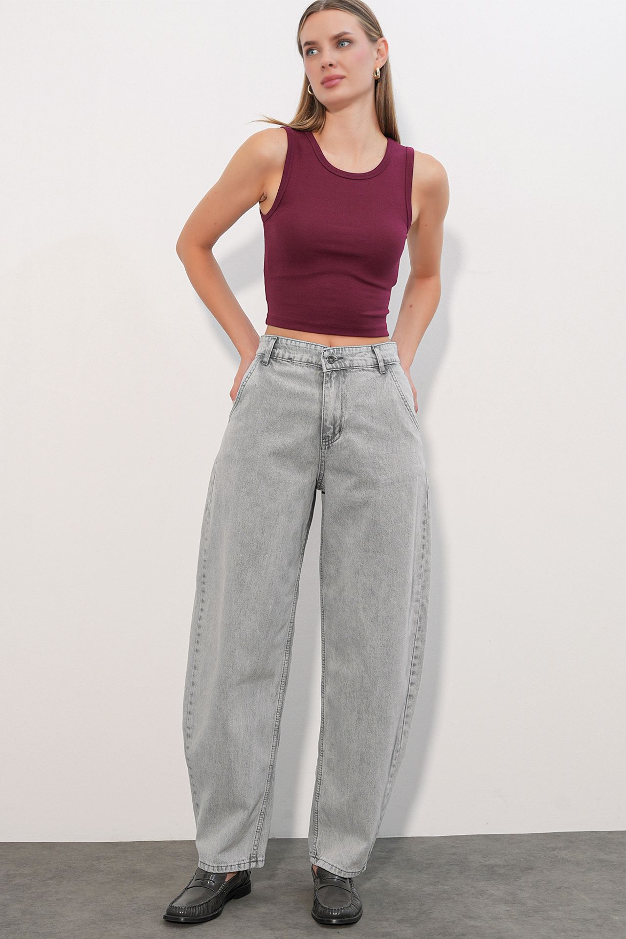 BDART Linen Blended Straight Leg Denim Jeans