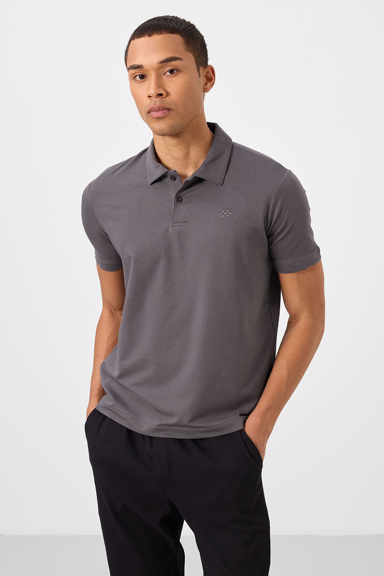 TOMMY Men's Cotton Elastane Polo T-Shirt 5