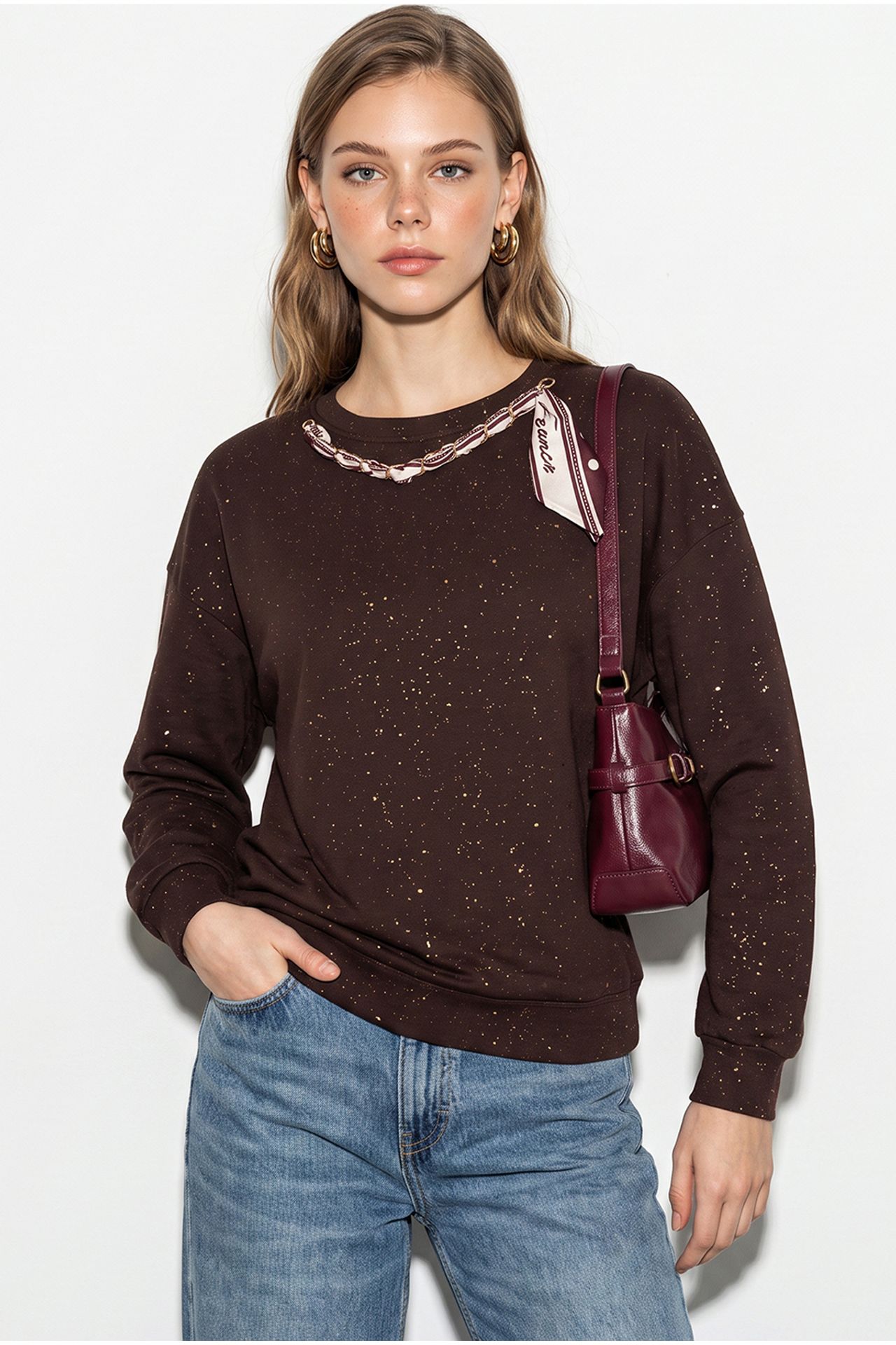 LUCCI Kadın Sweatshirt 4