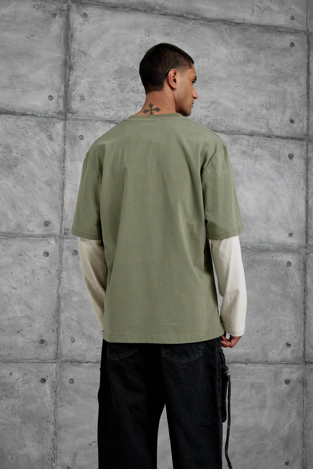 NOMARC Rahat Uzun Kollu Bisiklet Yaka Sweatshirt 4