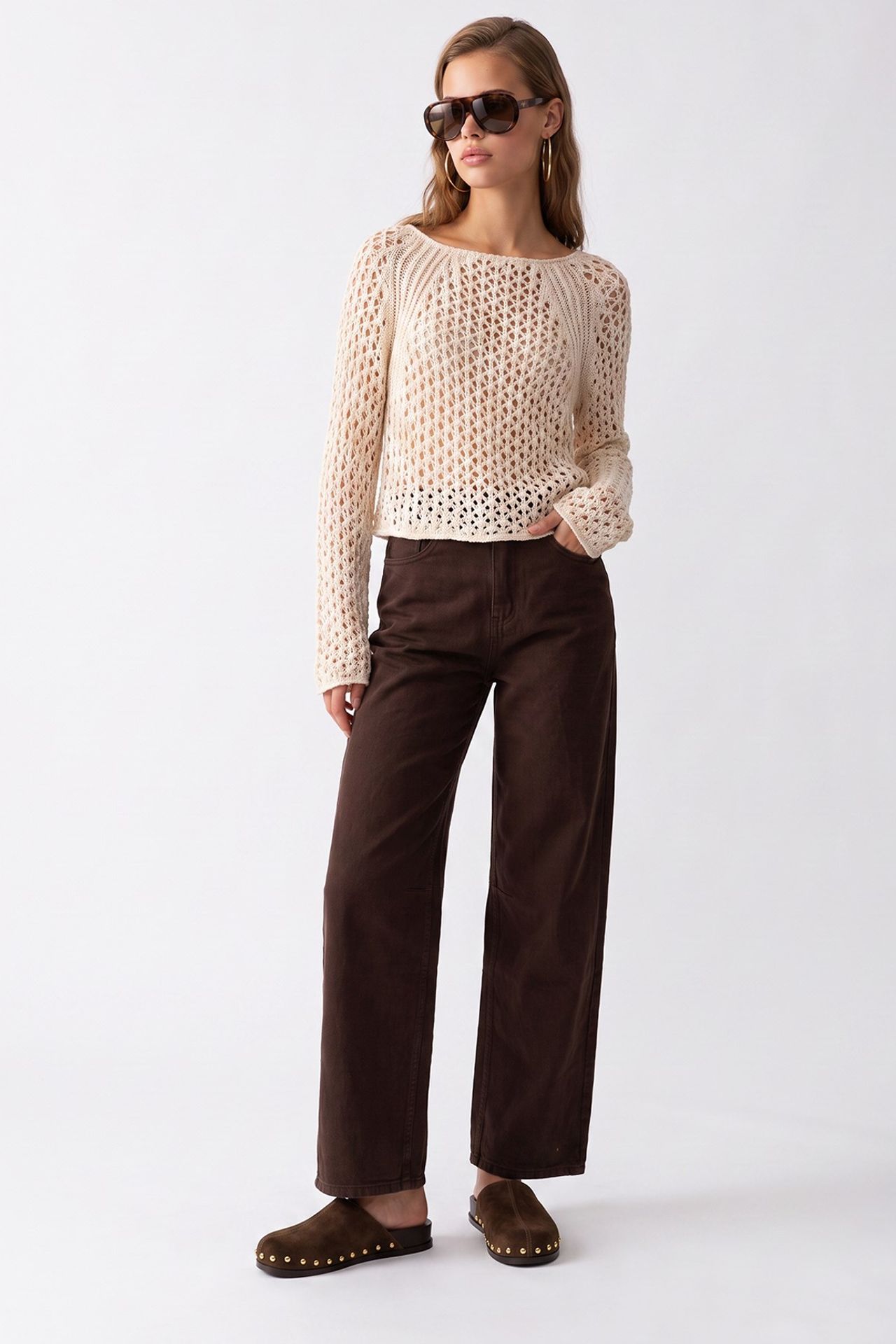 MIXRAY Women's Straight-Leg Pants