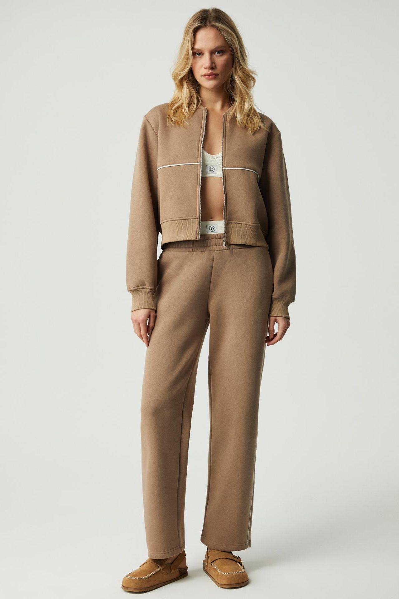 GRIMELANGE Crop Half Zip Sweatshirt 3