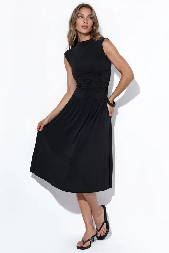 BUSEM Sleeveless Jersey Maxi Dress