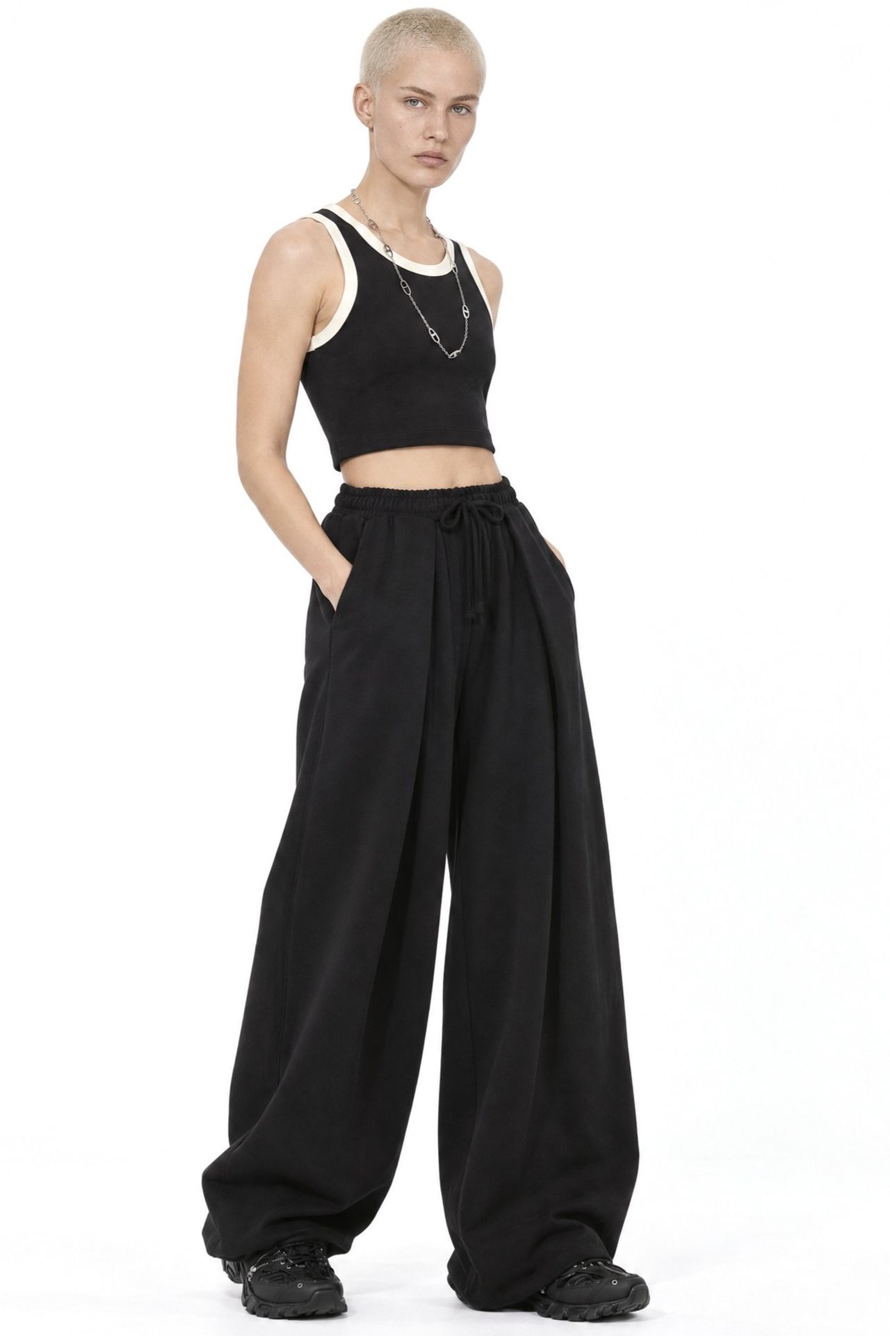 BUSEM Women's Cotton Elastane Pants 2