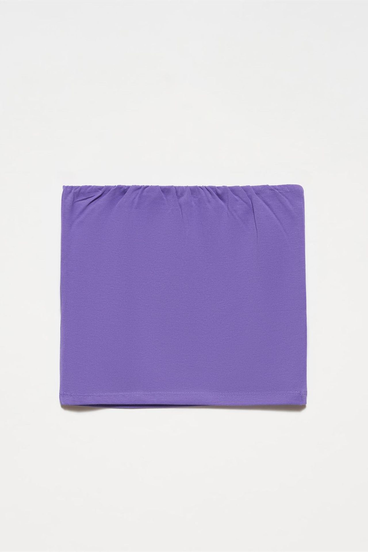 DILVIN Strapless Slim-fit Crop Top With Stone Detail 2