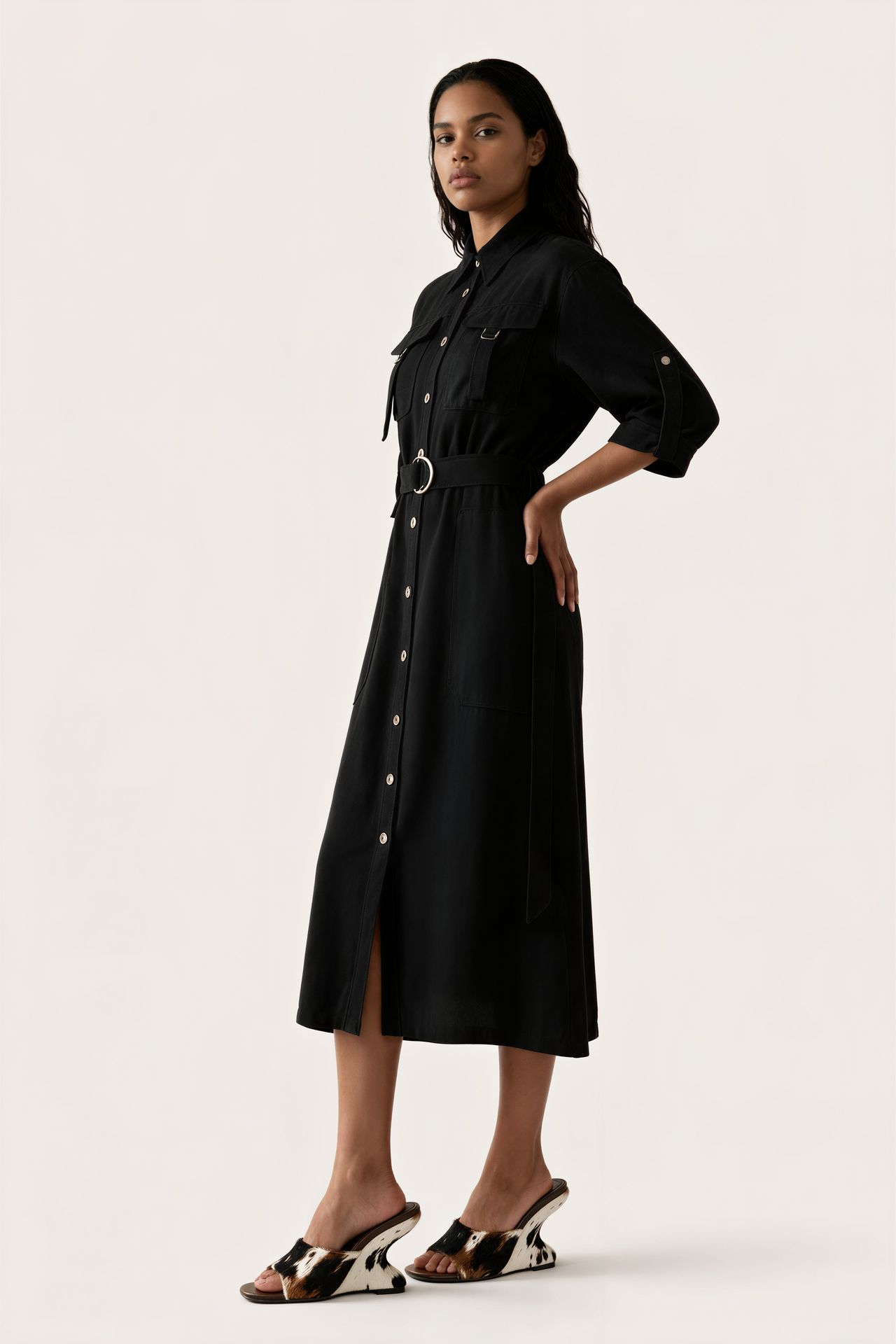 MSN Cotton-Viscose Maxi Dress 5