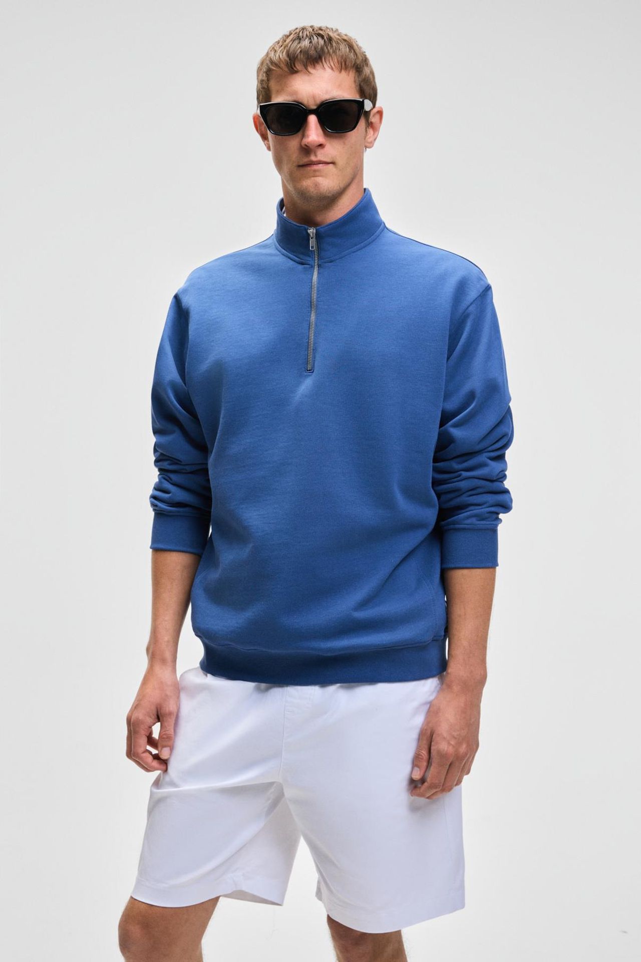 GRIMELANGE Yarım Fermuarlı Yarım Balıkçı Yaka Sweatshirt 3