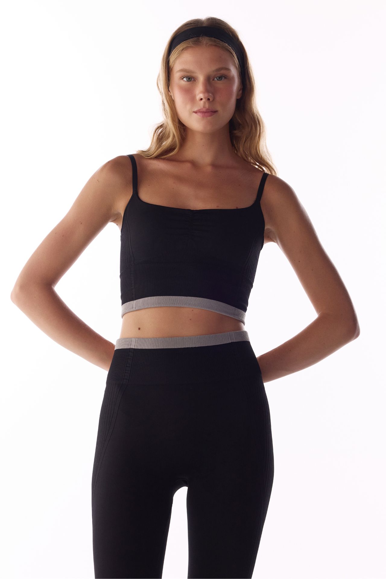 PENTI Striped Seamless Sports Bra 5