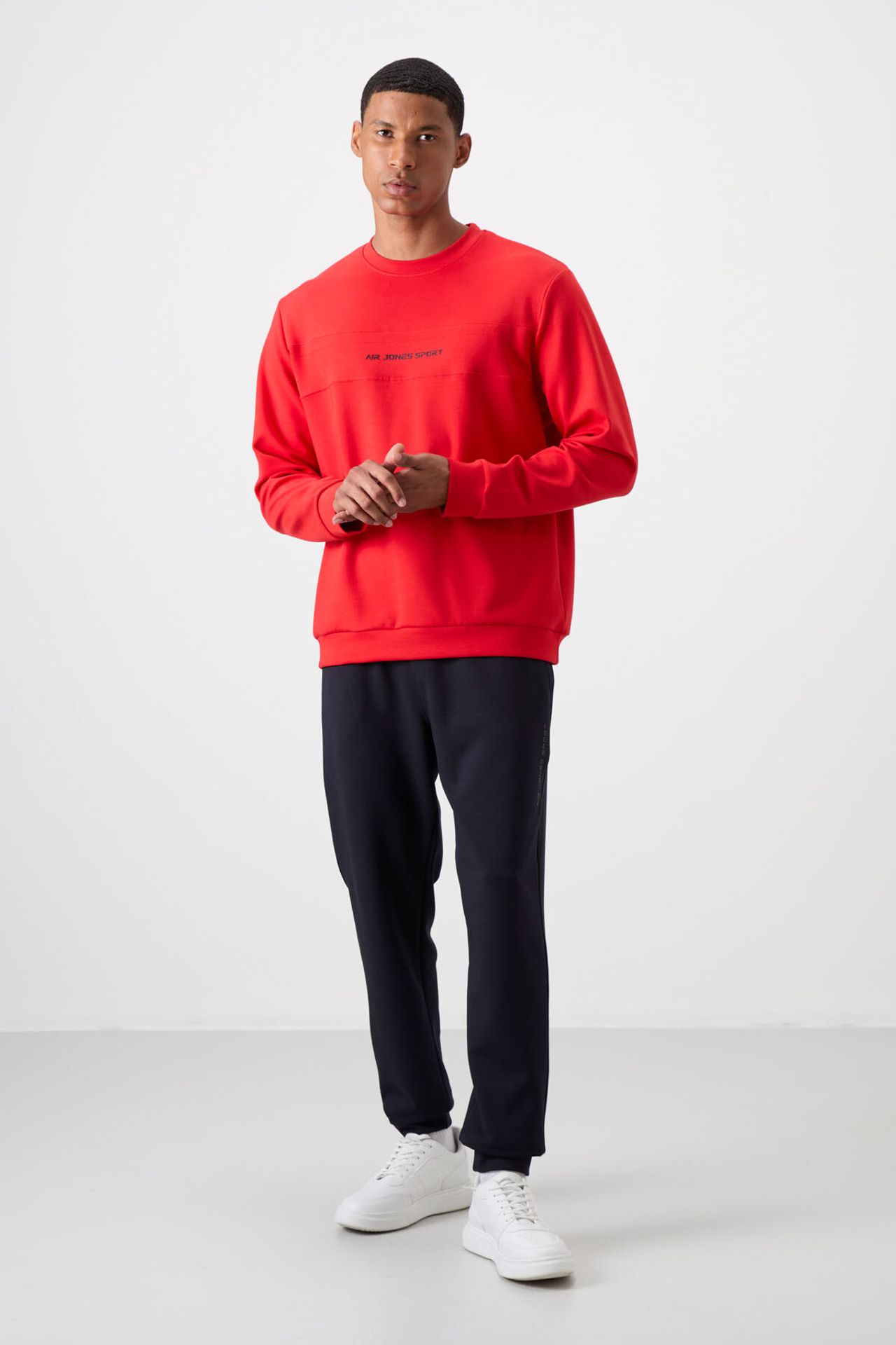 TOMMY Printed Fleece Sweatshirt And Pants Set 1