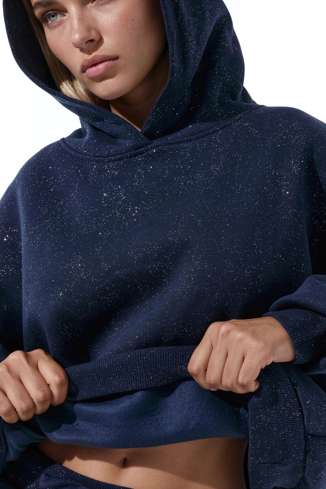 BUSEM Kadın Pamuk Karışımlı Sweatshirt 4
