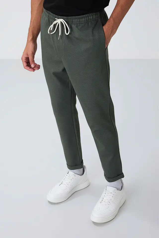 TOMMY Men's Textured Tapered Sweatpants