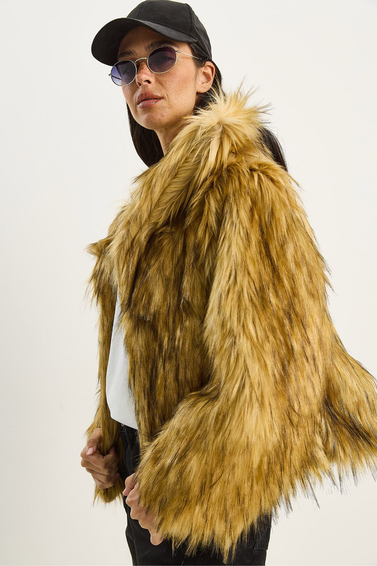 LUCCI Oversize Faux Fur Jacket