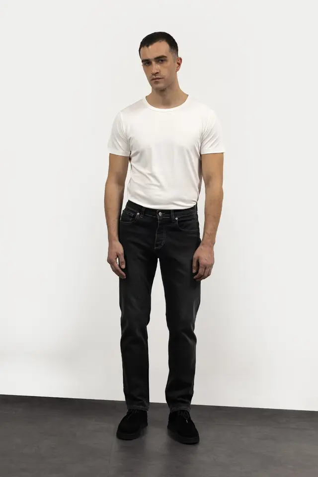 GIESTO Men's Straight-Leg Jeans