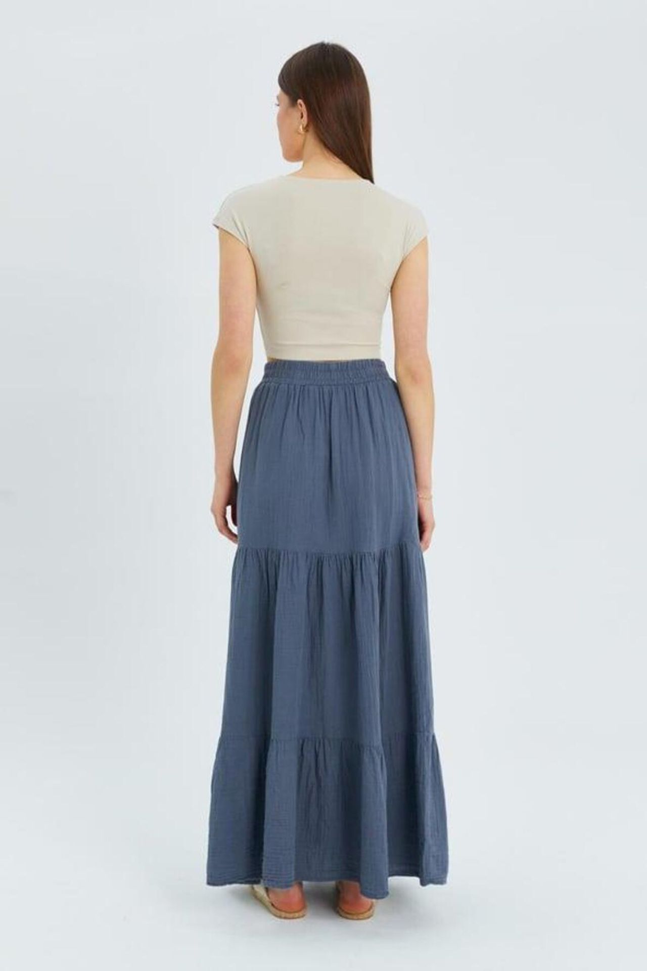 Mixray Maxi Cotton Skirt 5