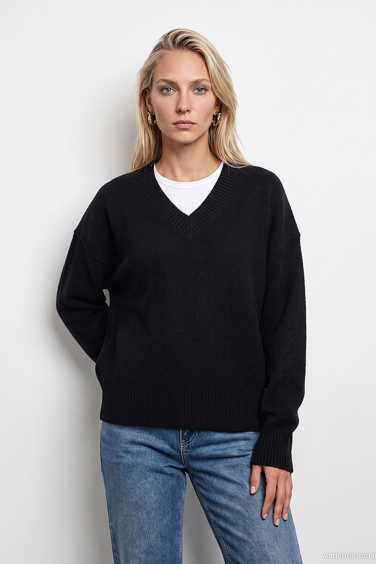 DILVIN Women's Knit Sweater 1