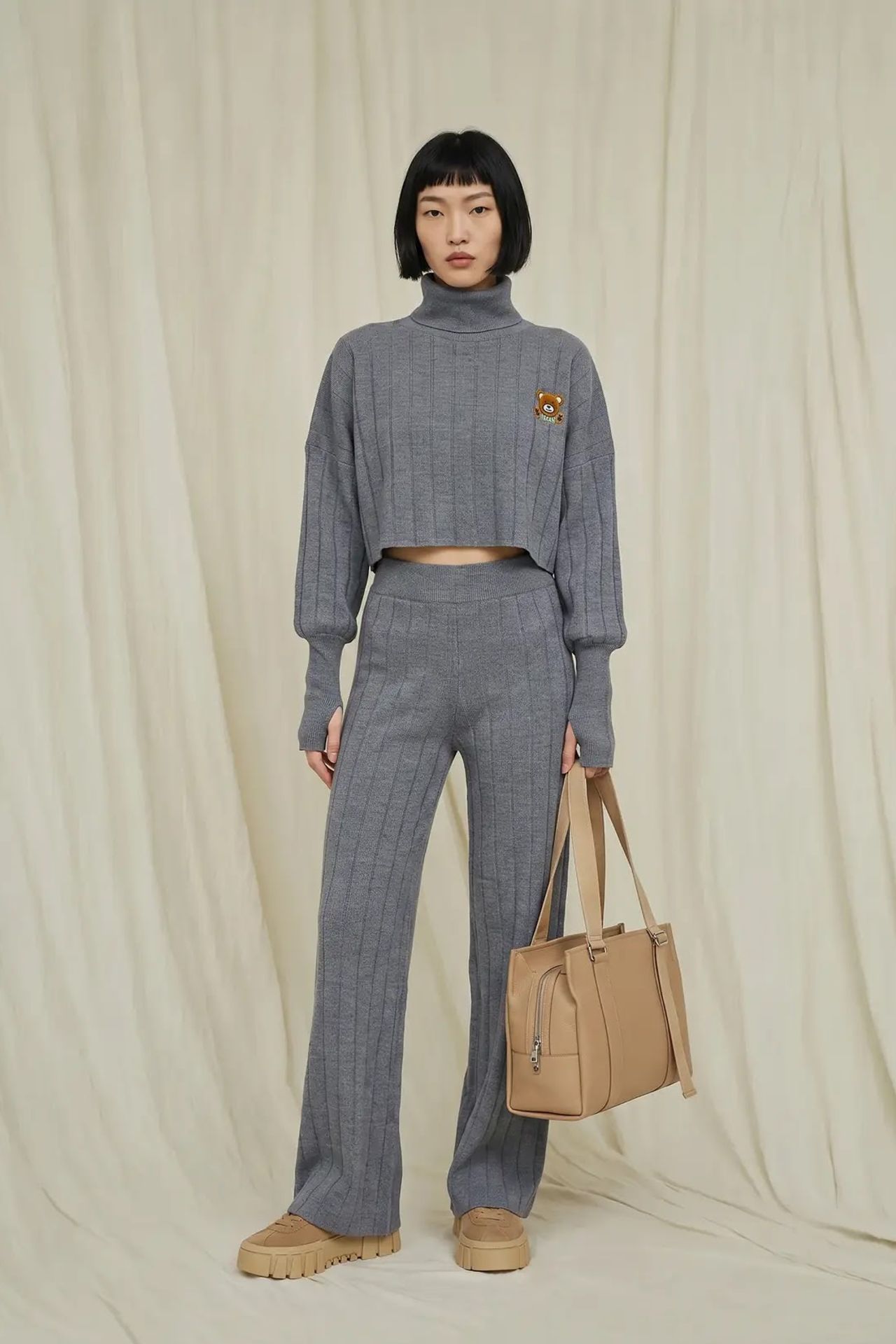 MY FASHION Dokulu Örgü Uyumlu Takım 4