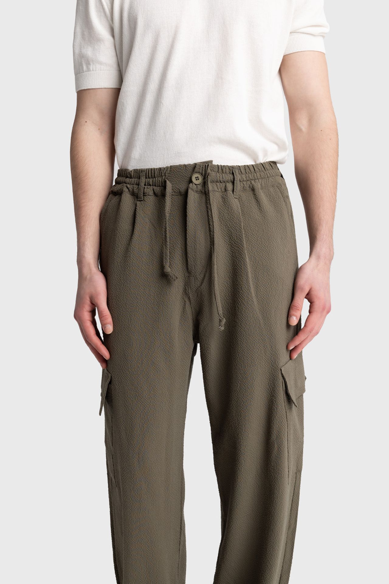GIESTO Men's Cotton Straight-Leg Knit Pants 5