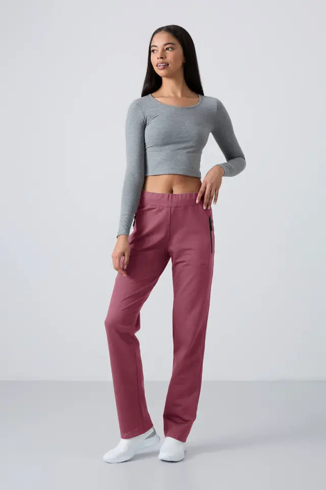 TOMMY Women's Straight-leg Fleece Sweatpants