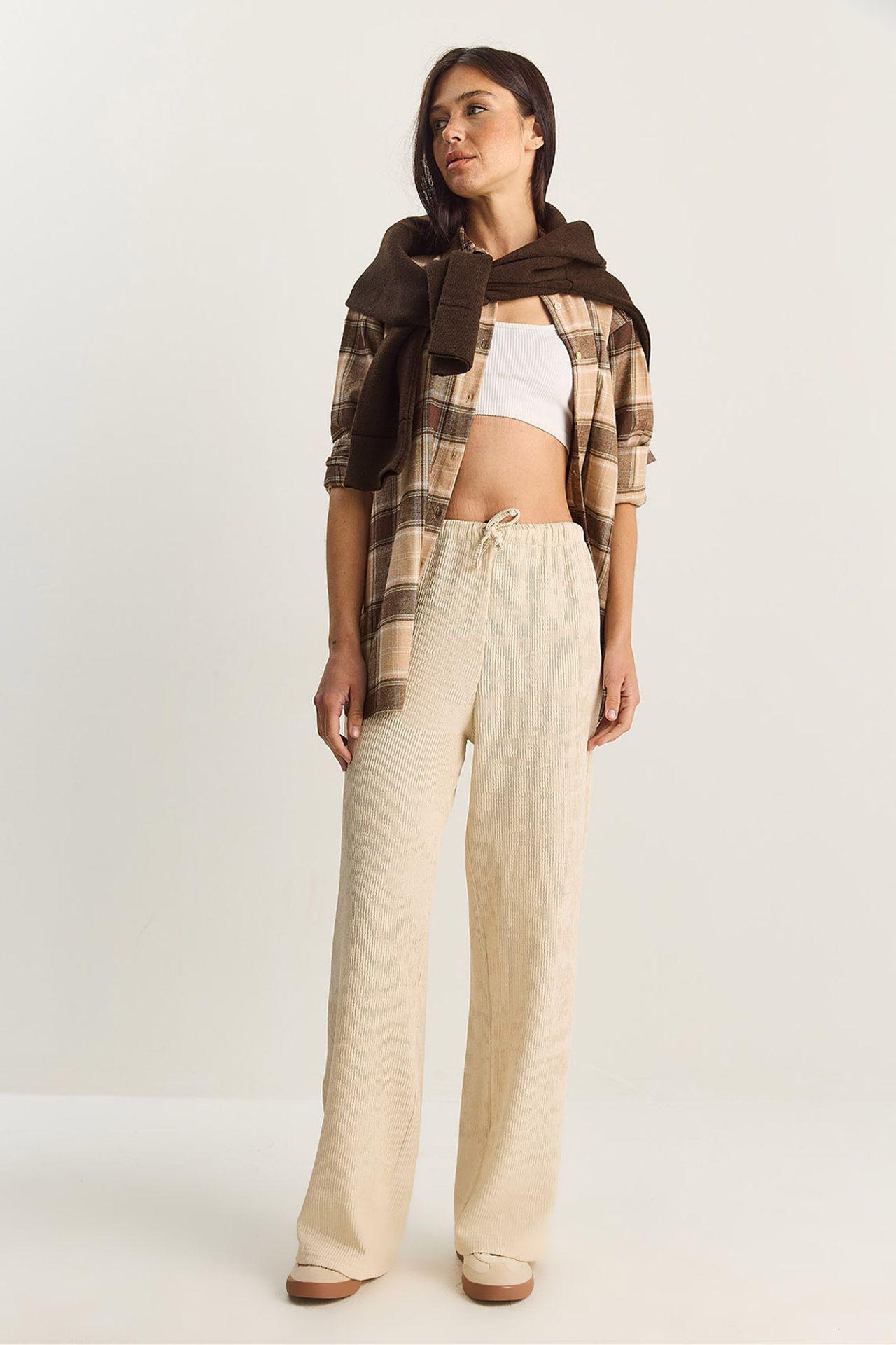LUCCI High Waist Wide Leg Pants 6
