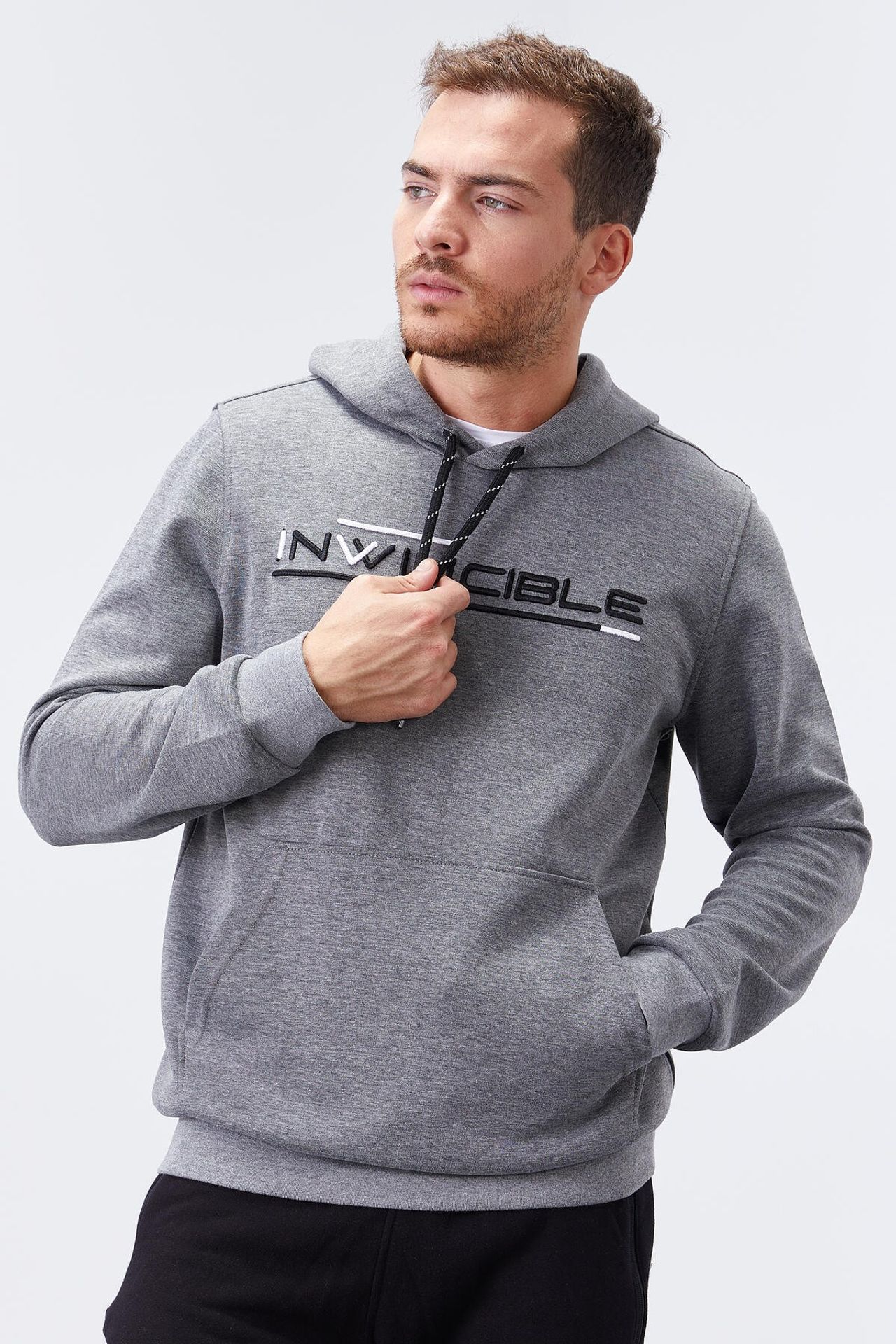 TOMMY Men's Printed Hooded Sweatshirt With Pocket 1