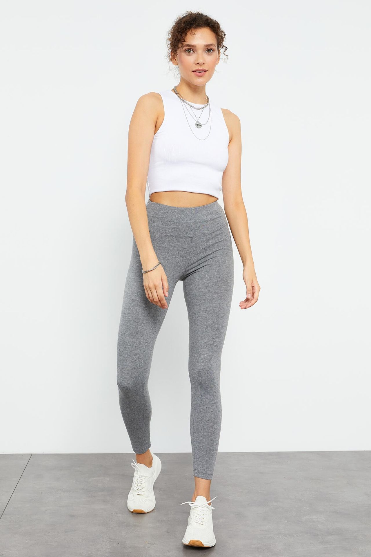 TOMMY High-Waist Cotton Elastane Leggings