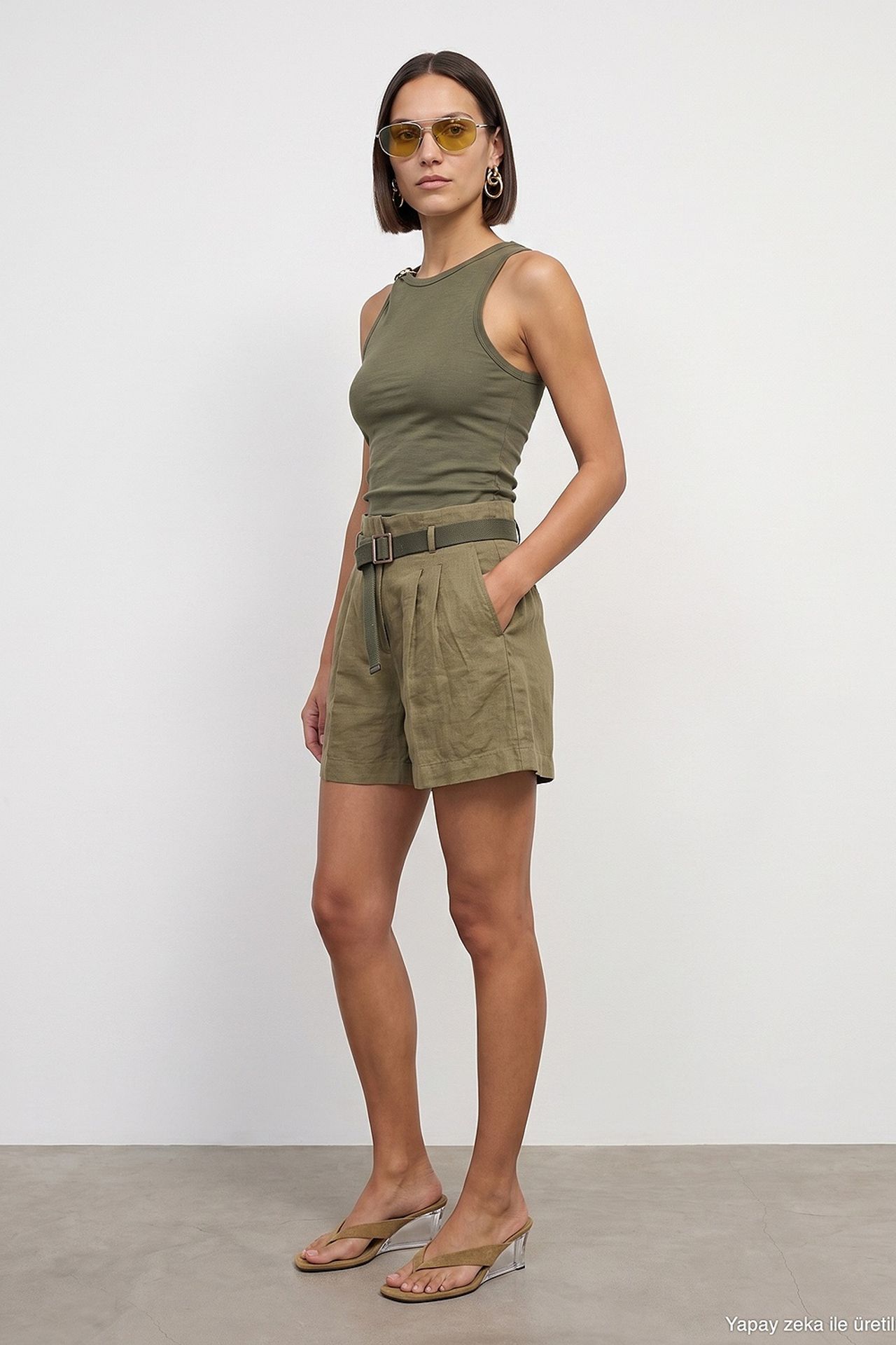 DILVIN Linen Shorts 4