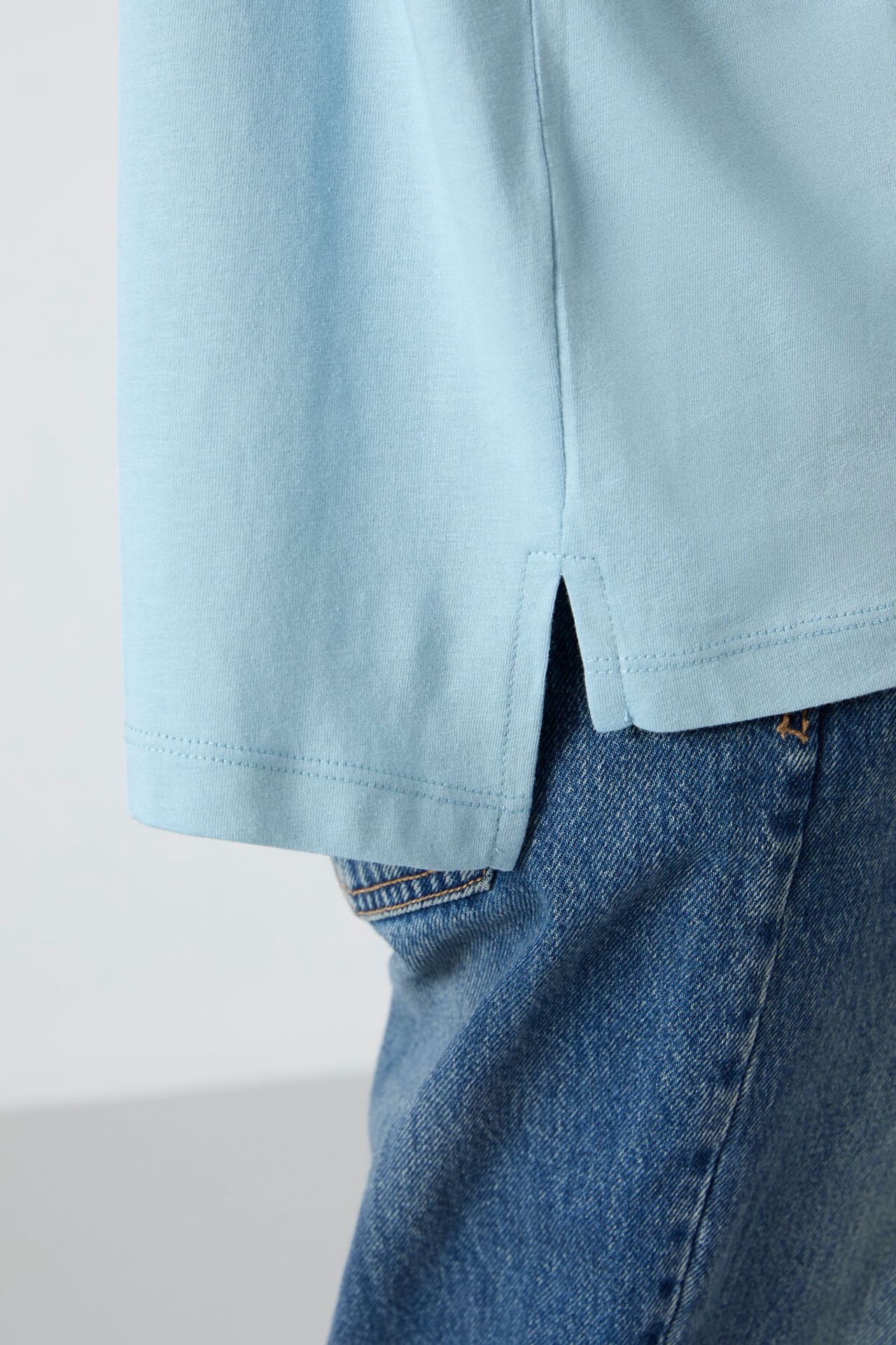 TOMMY Oversized Cotton-Modal Crew Neck T-Shirt 5