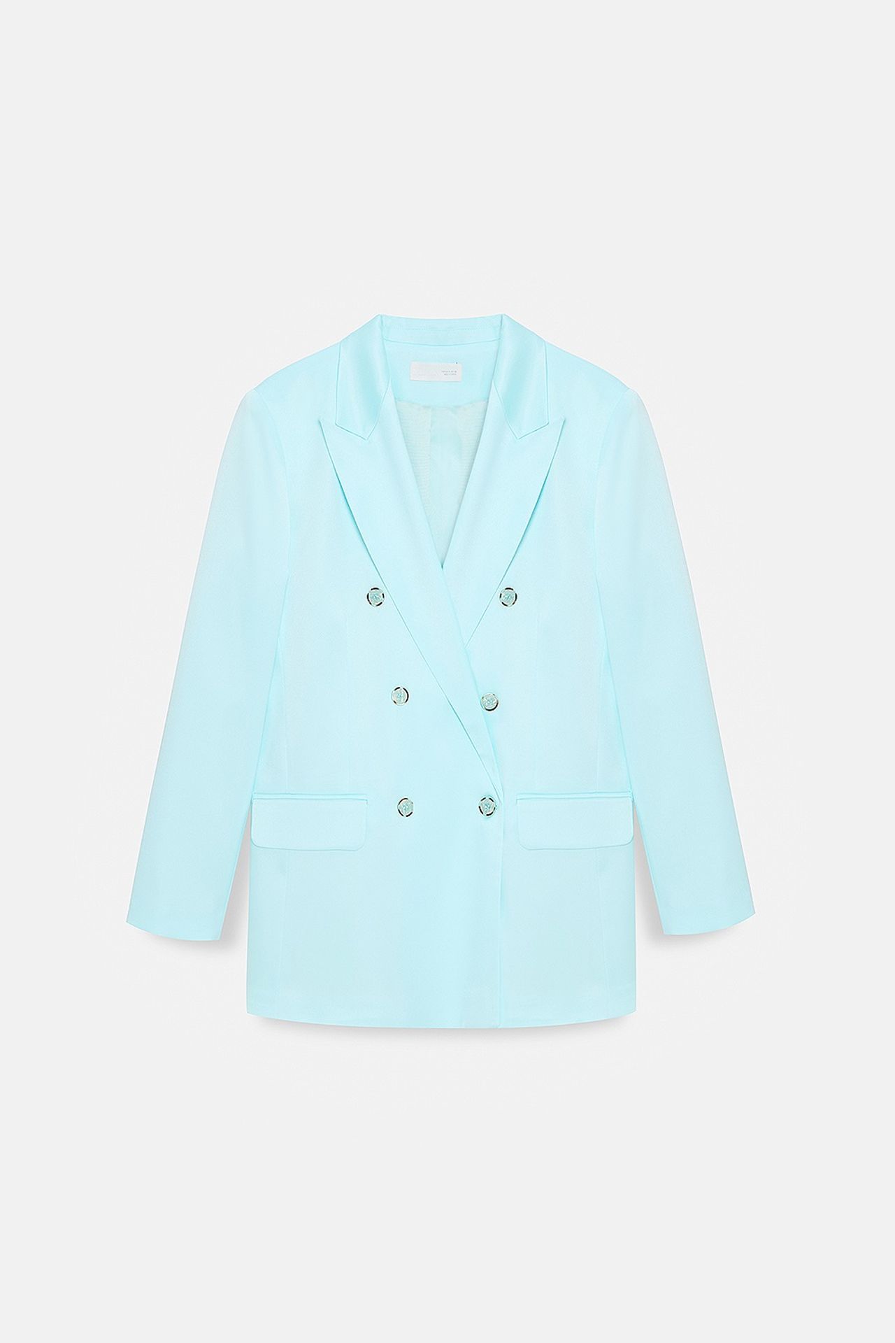 DILVIN Uzun Saten Şal Yaka Blazer 6