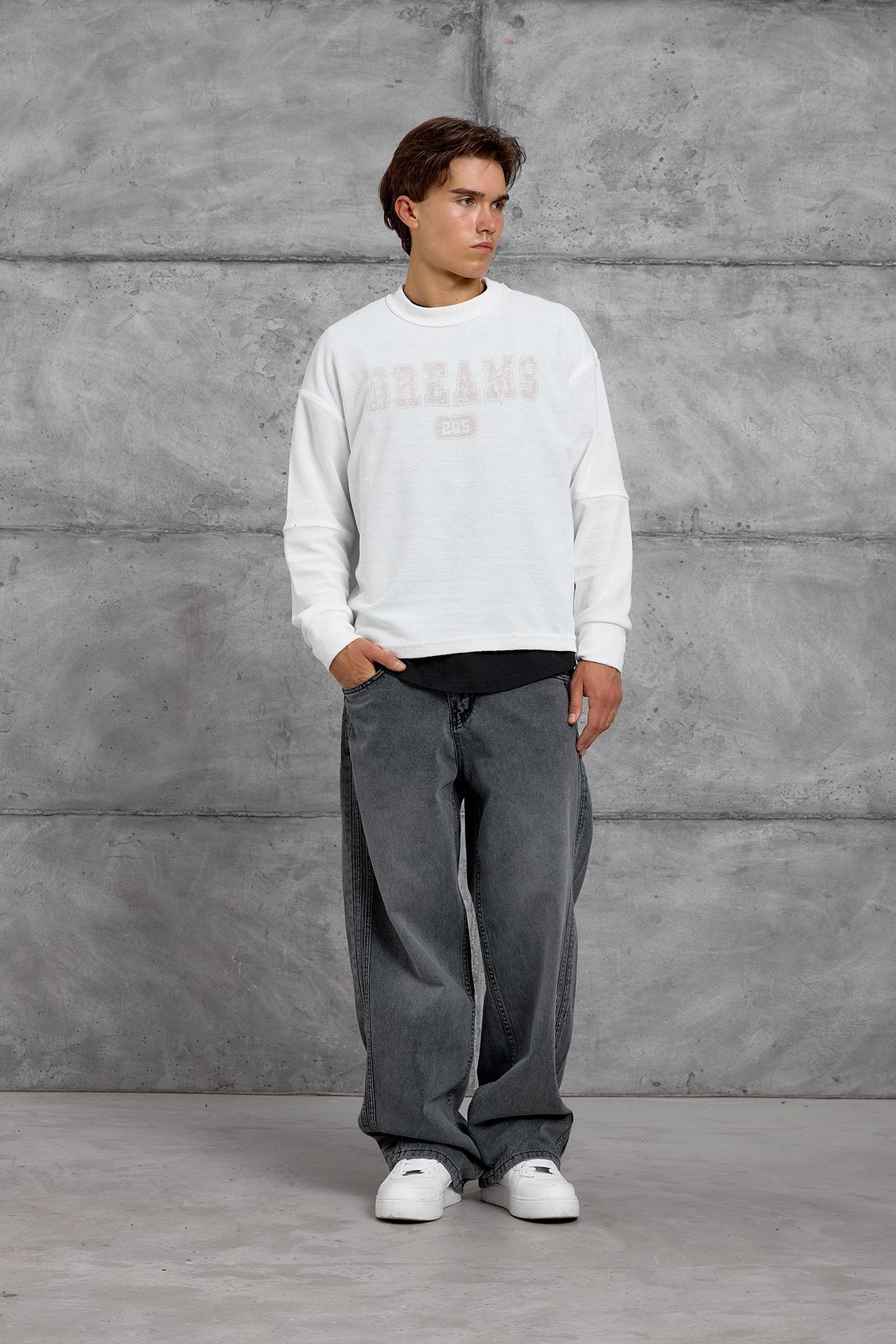 NOMARC Regular Kalıp Bisiklet Yaka Sweatshirt 2