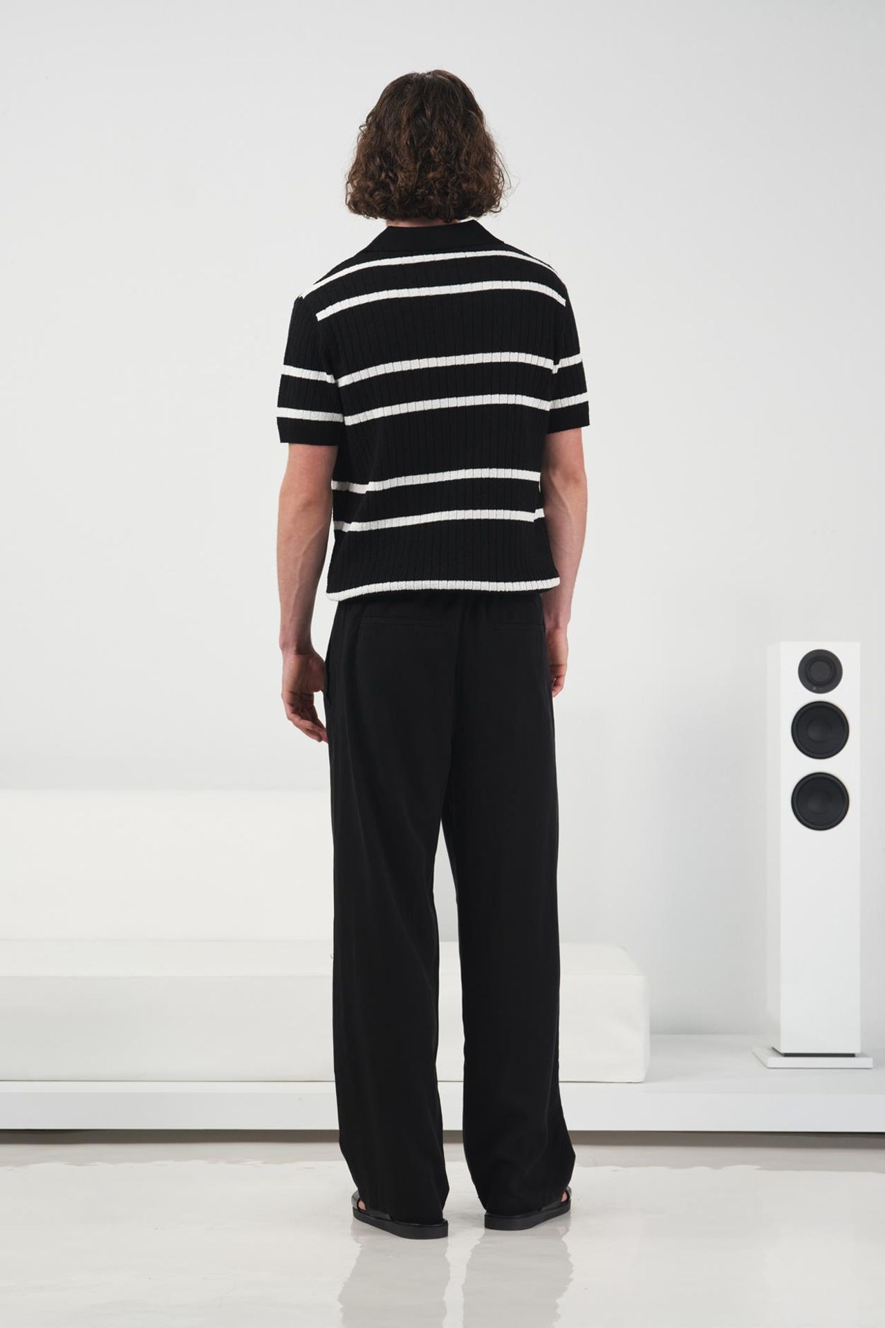 GIESTO Wide Leg Pleated Trousers 3