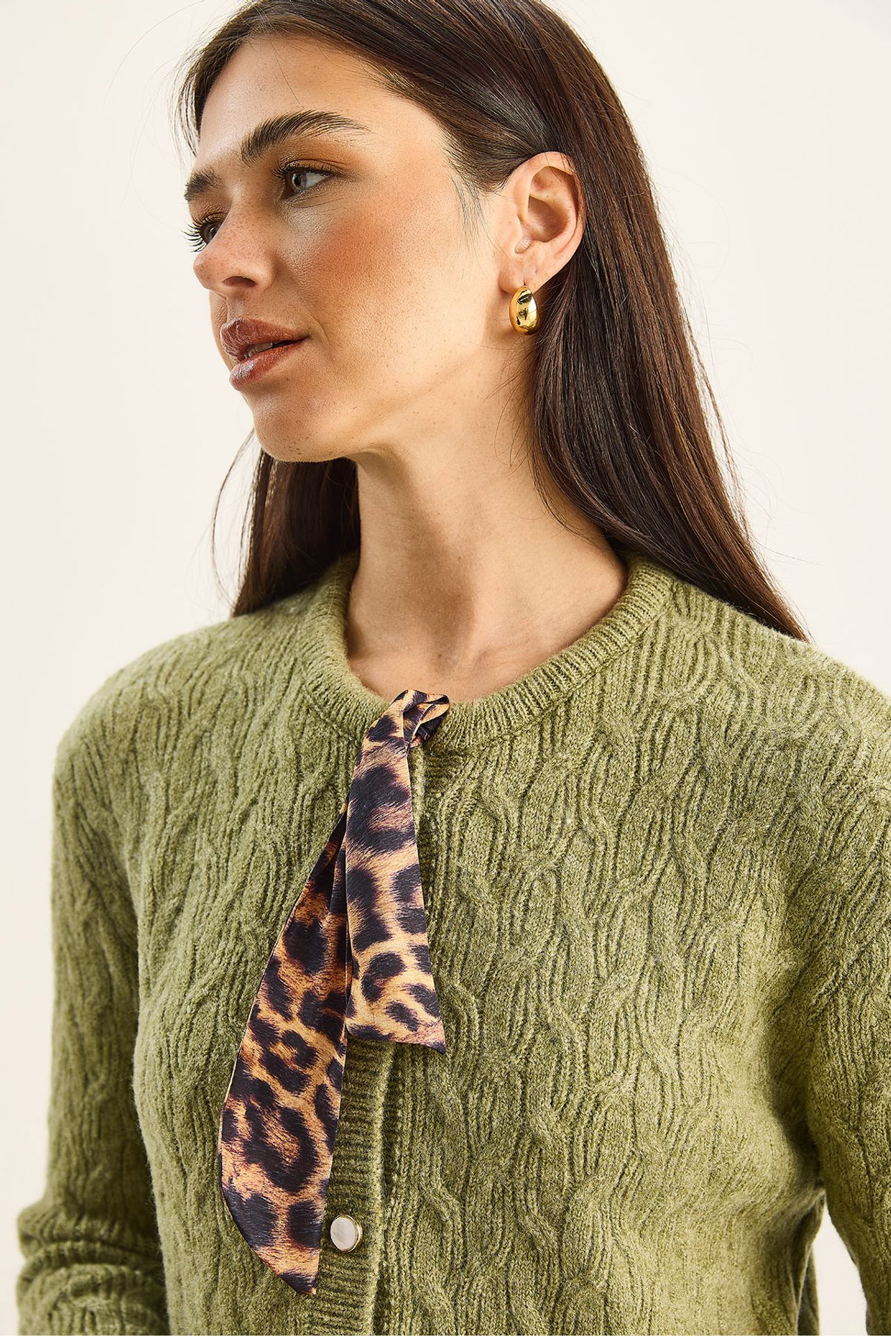 LUCCI Textured Knitwear Cardigan 5