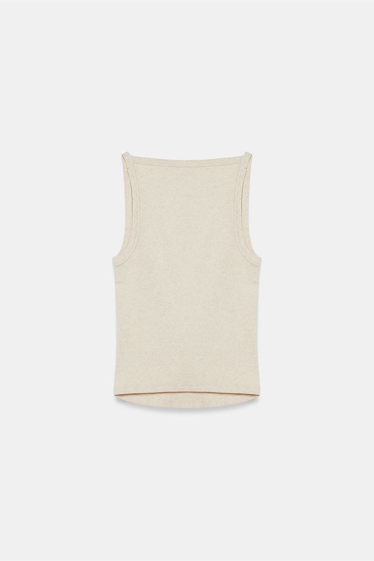 DILVIN Ribbed Cotton Halterneck Blouse 6
