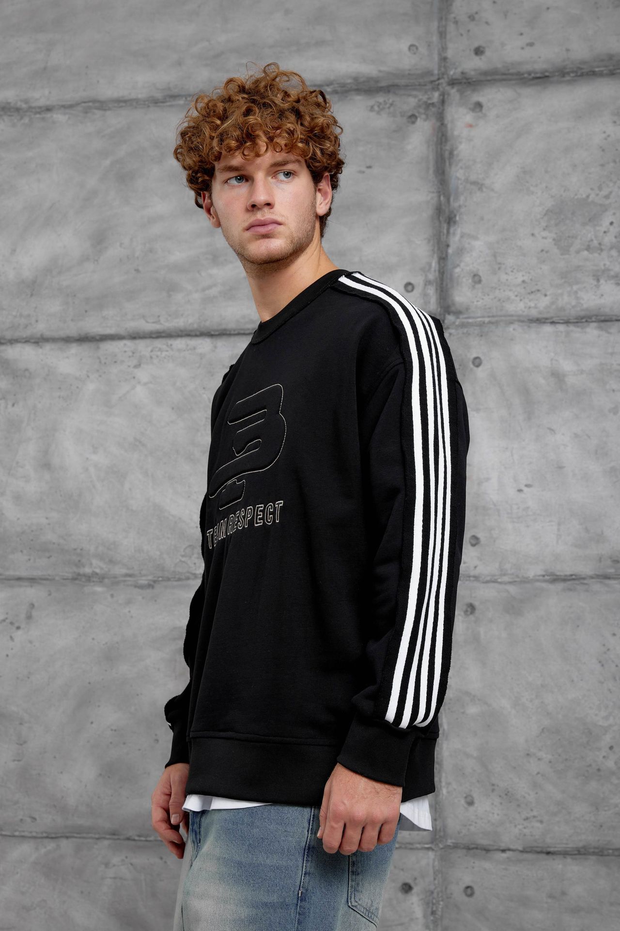 NOMARC Rahat Kesimli Bisiklet Yaka Sweatshirt 2