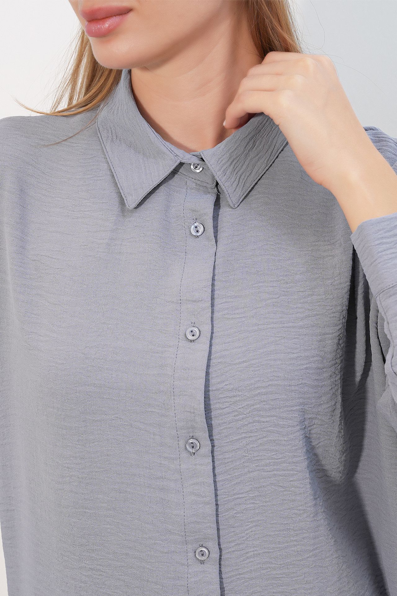 BDART Kadın Oversize Uzun Gömlek 5
