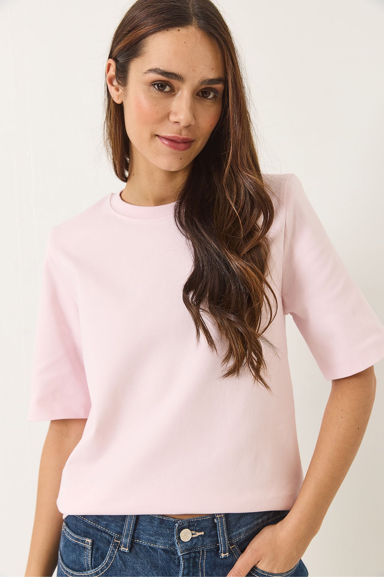 LUCCI Padded Crew Neck T-Shirt 2