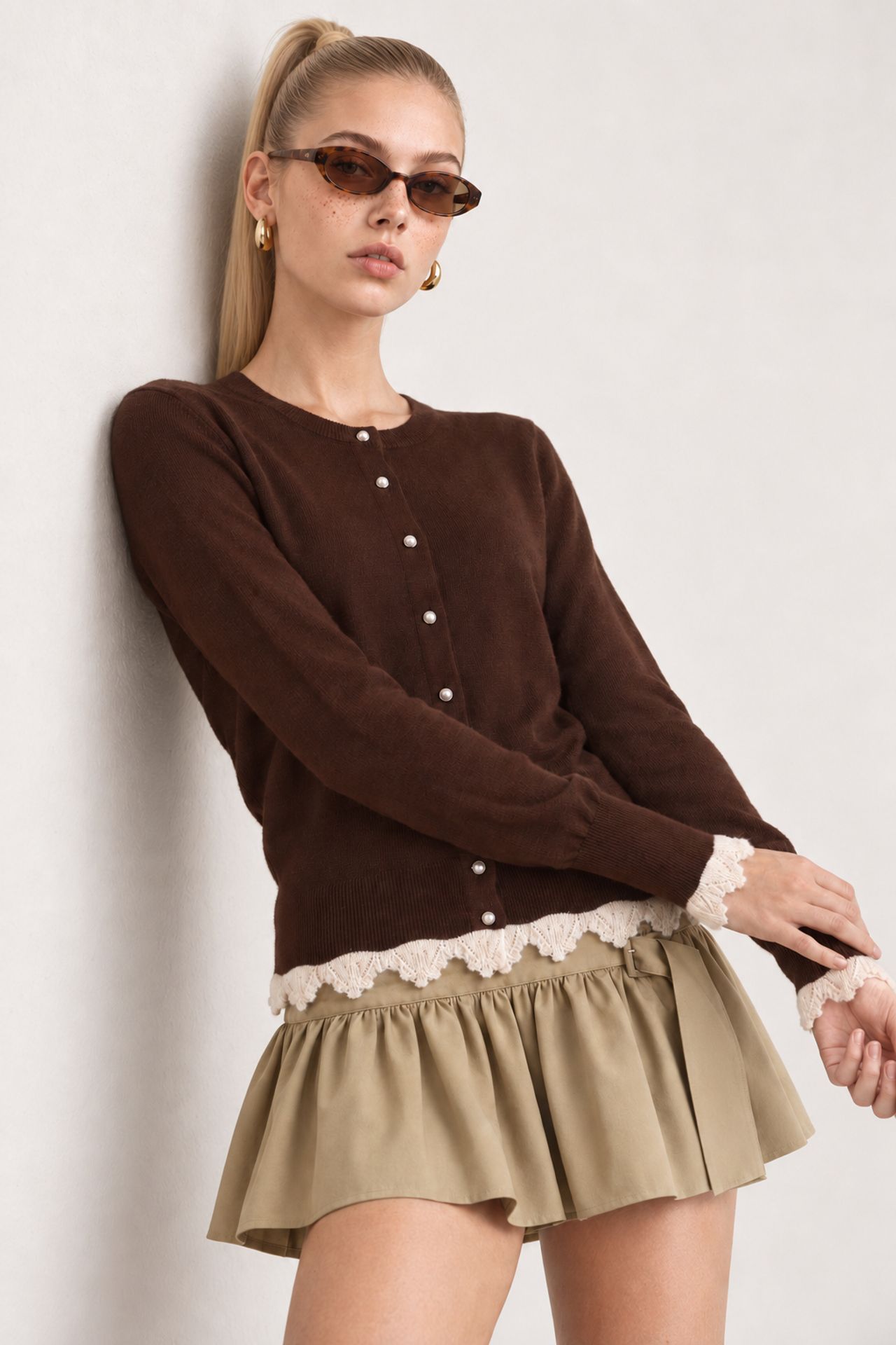 ISTANBUL Women's Button Front Cardigan 3