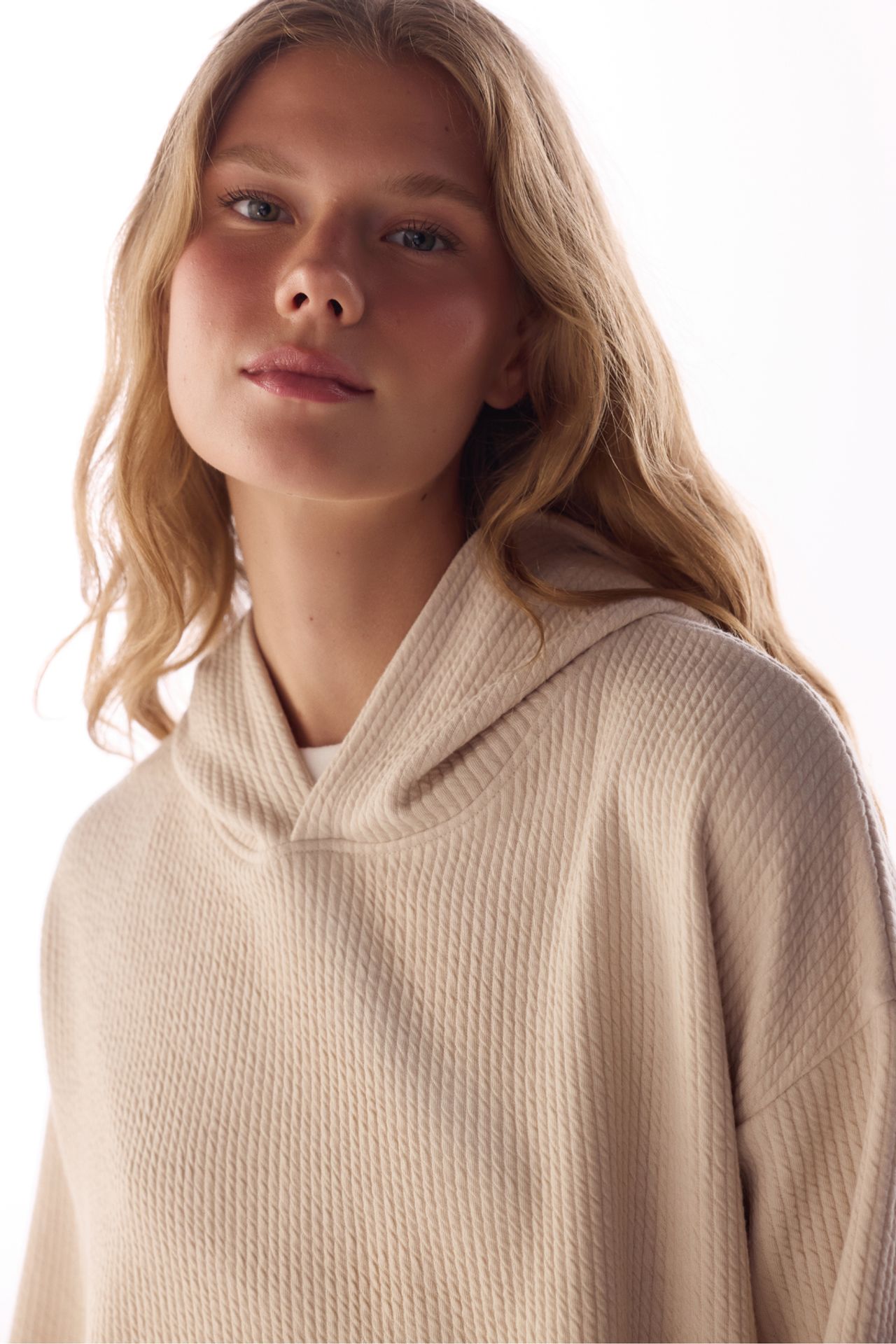 PENTI Ribbed Long Sleeve Sweatshirt 5
