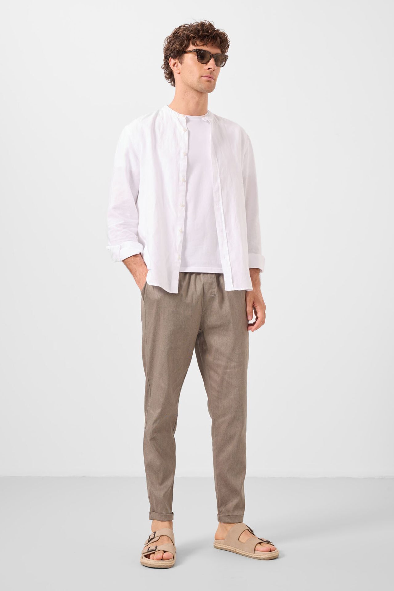 TOMMY Men's Straight-leg Gabardine Chinos 1