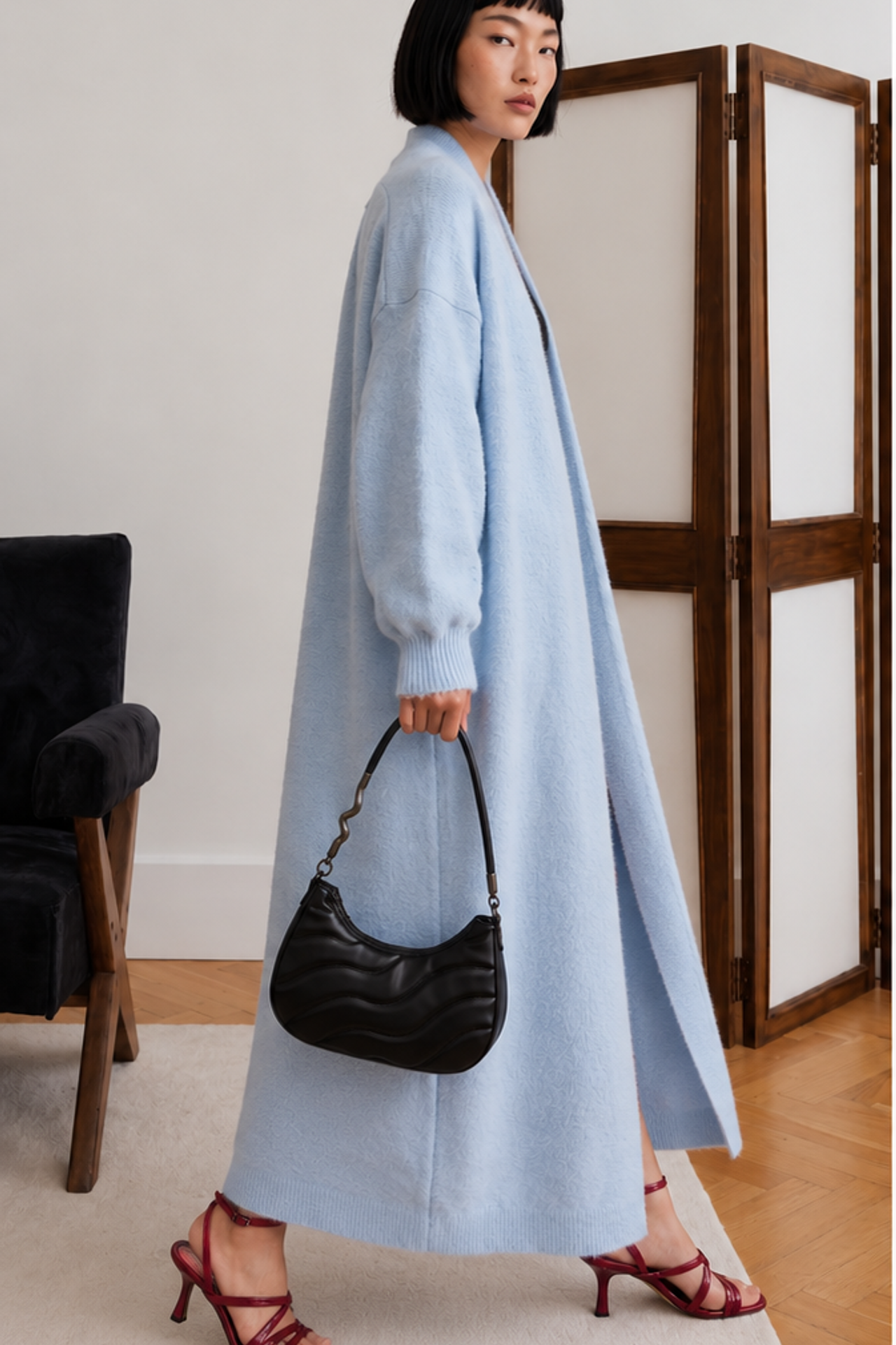 MY FASHION Açık Ön Normal Kalıp Hırka 3