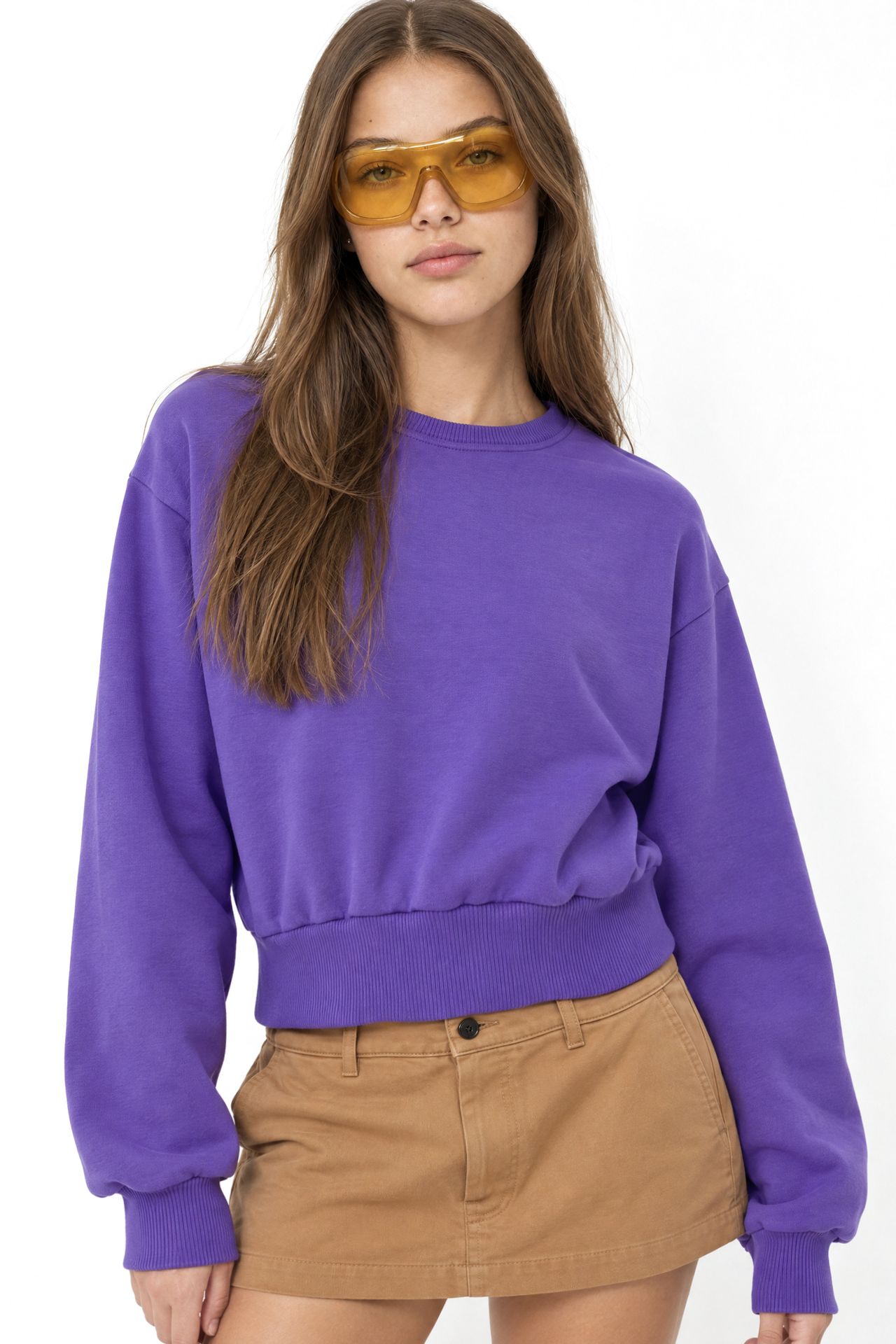 BUSEM Kadın Pamuk Karışımlı Sweatshirt 1