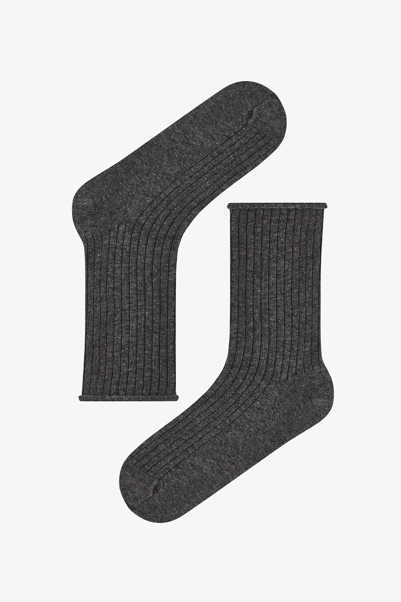 PENTI Relax Ribbed 2-Pack Crew Socks 2