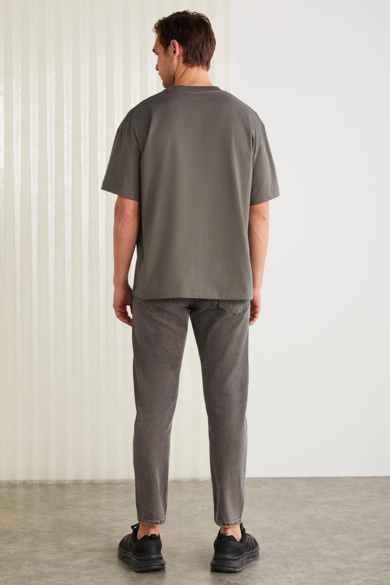 GRIMELANGE Oversized Printed Crew Neck T-Shirt 5