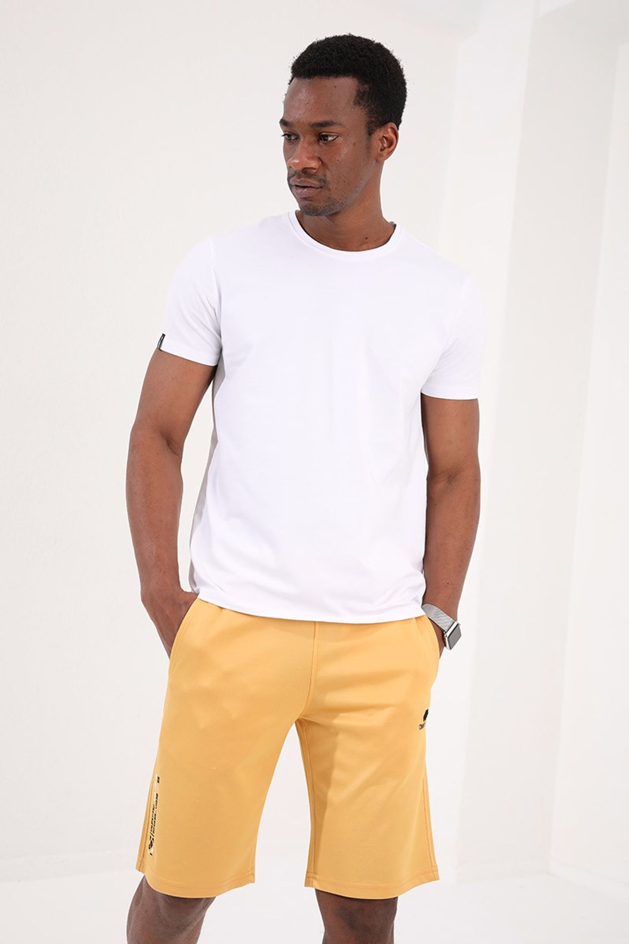 TOMMY Men's Jersey Shorts With Drawstring Waist 4