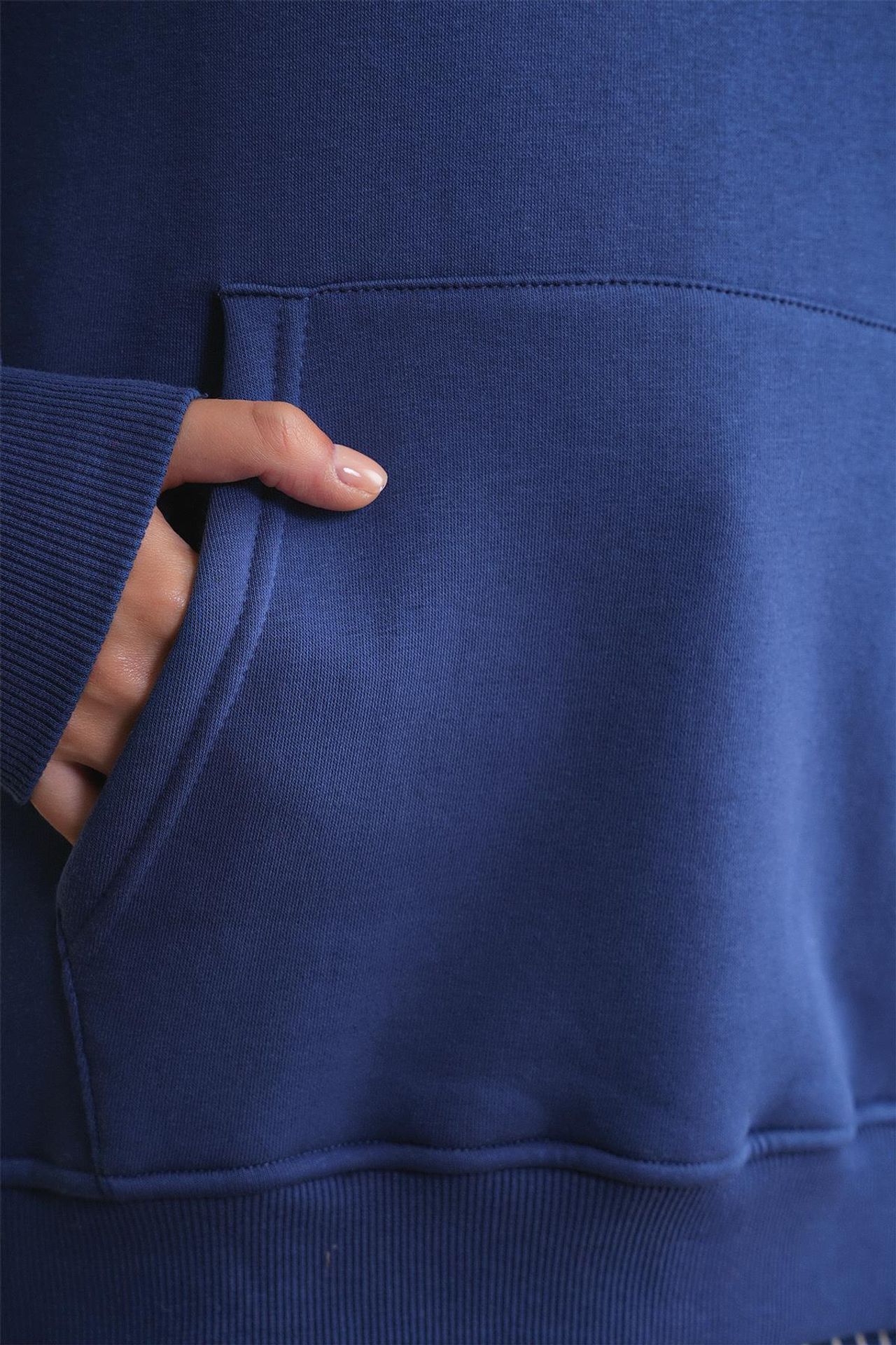Mixray Oversized Hooded Sweatshirt with Pocket 6
